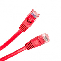 SynCable RJ45 CAT5E 350MHz FT-4 Molded Patch Cable &ndash; 3ft &ndash; Red