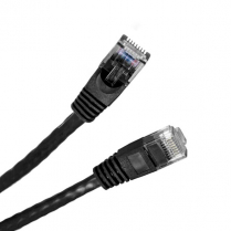 SynCable RJ45 CAT6 550MHz FT-4 Molded Patch Cable 10Gb/s &ndash; 50ft &ndash; Black