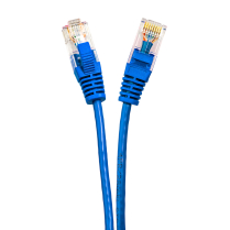 SynCable RJ45 CAT-6A 10Gbs FT-4 Molded Super Slim Patch Cable &ndash; 5ft &ndash; Blue