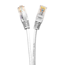 SynCable RJ45 CAT-6A 10Gbs FT-4 Molded Super Slim Patch Cable &ndash; 5ft &ndash; WH