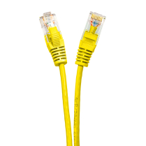 SynCable RJ45 CAT-6A 10Gbs FT-4 Molded Super Slim Patch Cable &ndash; 5ft &ndash; Yellow