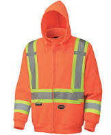 PIONEER 6924 HI-VIZ SAFETY HOODIE