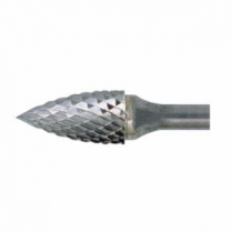 SG-5 CARBIDE BURR 1/2" X1" X2-3/4" POINTED TREE