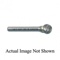 534049 CARBIDE BUR - DOUBLE CUT 1/4" SHANK - BALL - 1/4"