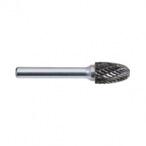 534072 CARBIDE BUR - DOUBLE CUT 1/4" SHANK - OVAL - 1/2"