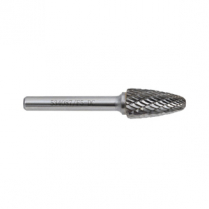 534087CARBIDE BUR DOUBLE CUT 1/4" SHANK TREE RADIUS END 1/2"