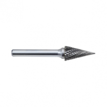 534174 CARBIDE BUR - DOUBLE CUT 1/4" SHANK - CONE - 3/8"