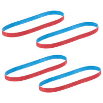 48-80-9000 1/2&rdquo;x18&rdquo; 4 PK 40/60/80/120 Grit Bandfile Belts