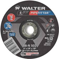 #08-N 502 PIPEFITTER DISC, 5" X 1/8"