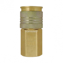 COUPLER 3/8IN PUSH-TO-CONNECT X FNPT BRS