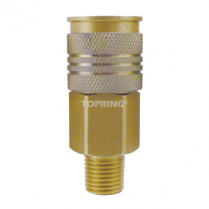 COUPLER 3/8IN PUSH-TO-CONNECT X MNPT BRS