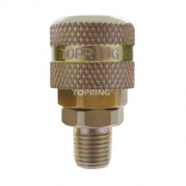COUPLER 1/4IN PUSH-TO-CONNECT X MNPT BRS