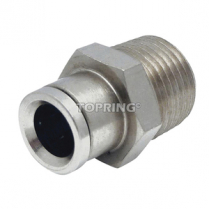CONNECTOR CONNECTOR 6MMX1/8IN BRS NP