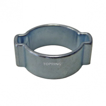 CLAMP HOSE 22MM 25MM STL ZINC PLD 2-EAR