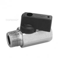 TOPRING BRASS MINI BALL VALVE,1/4",M X F