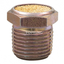 FILTER VENT BRTHR 1/4IN MNPT 174PSI BRS
