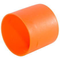 317-036 tube cap polyet 1 1/2" ID x 1" orange