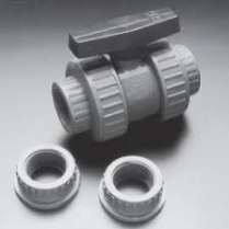 31913014 3" CHEMKOR PVC/EPDM TU BALL VALVE SW