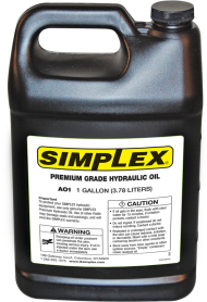 SIMPLEX #A01 HYDRAULIC OIL, 1 GAL