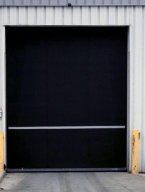 HDC16X17 TNR RUBBER ROLL UP DOOR DPRINGLESS DESIGN