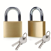 2" BRASS PADLOCK, KEYED DIFFERENT