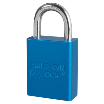 AMERICAN LOCK #A1105BLU-KD LOCK, ALUM, BLUE, 1-1/2"