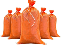 ULINE S-84190 SANDBAGS 14" X 26", ORANGE