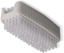 JB693 COUNTER BRUSH, WHITE POLYPROPYLENE BLOCK AND BRISTLES