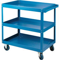 MB497 Knocked-Down Shelf Carts - 3-Shelf