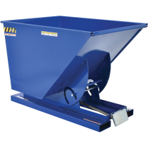 MO920  STEEL SELF-DUMPING HOPPER 1/2CU.YD BLUE