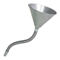 SCN NB025  STEEL FUNNEL WITH FLEX SPOUT 1/2GAL
