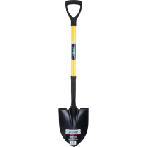 SCN NJ093 ROUND POINT SHOVEL, D-GRIP HDL