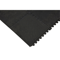 SDS622 Anti-Fatigue Mats, Smooth, 3' x 3' x 1/2", Black