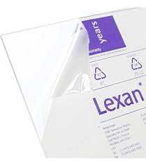 Lexgard SP1250 Sheet Clear 1.250"X35"X64" POLYSHAPER