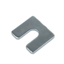STEEL SUPPLY STEEL SHIM 3"X3" WITH (1) 15/16" CENTRE SLOT