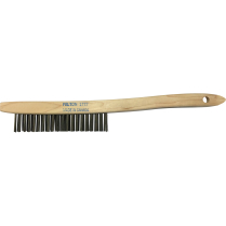 TT167 Curved-Handle Scratch Brushes, Brass 14"