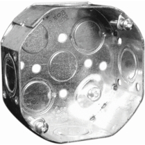 WB009 WHITE IRON OCTAGON 4.5 X 1.5 THICK