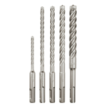 48-20-7498 MILWAUKEE SDS-PLUS 4-CUTTER BITS 5 PC SET