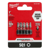 48-32-4601 MILWAUKEE 5PK 1" IMPACT BIT PH2