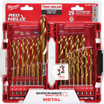 MILWAUKEE 48-89-4672 29PC SHOCKWAVE&trade; Impact Duty RED HELIX&trade;
