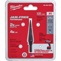 48-89-9201 MILWAUKEE STEP DRILL BIT 1/8"-1/2"