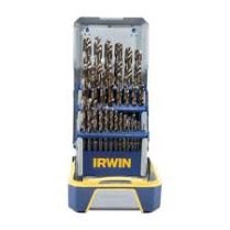 IRWIN IRW-3018006B 29-PC METAL INDEX BLACK & GOLD OXIDE HSS
