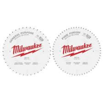 MILWAUKEE 48-40-1036 10" 40T + 60T TWO PACK