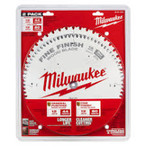 MILWAUKEE 48-40-1232 12" 44T + 80T TWO PACK