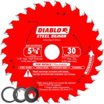 DIABLO D0530F 5-3/8" x 30T x 10mm & 5/8" Steel Demon Blade