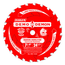 D0824X DIABLO 8X24 FRAMING SAW BLADE 8-1/4 24