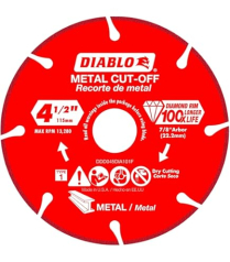 DMADST0450 4-1/2" DIAMOND SEGMENTED TURBO CUT-OFF BLADE
