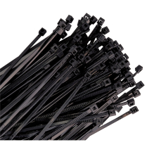 502201-100 CABLE TIES ,4",BLACK,18# (100/PK)