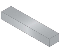 M12 X 1M KEY STOCK 316SS