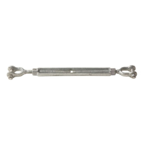 TJJG-01404 TURNBUCKLE JAW-JAW GALVANIZED 1/4X4" JAM NUT